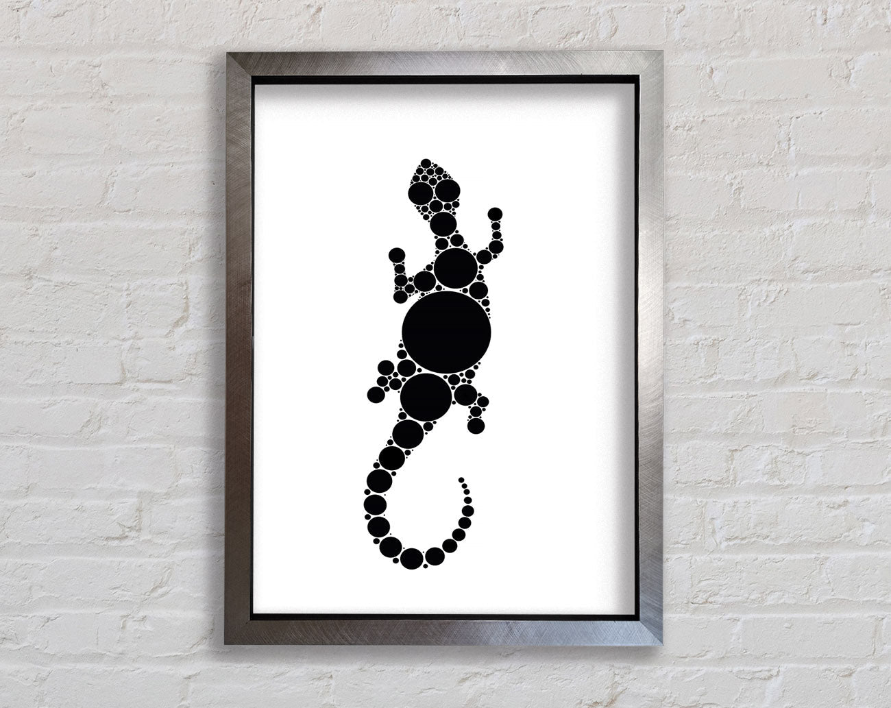 Aboriginal Lizard 5 Framed Print