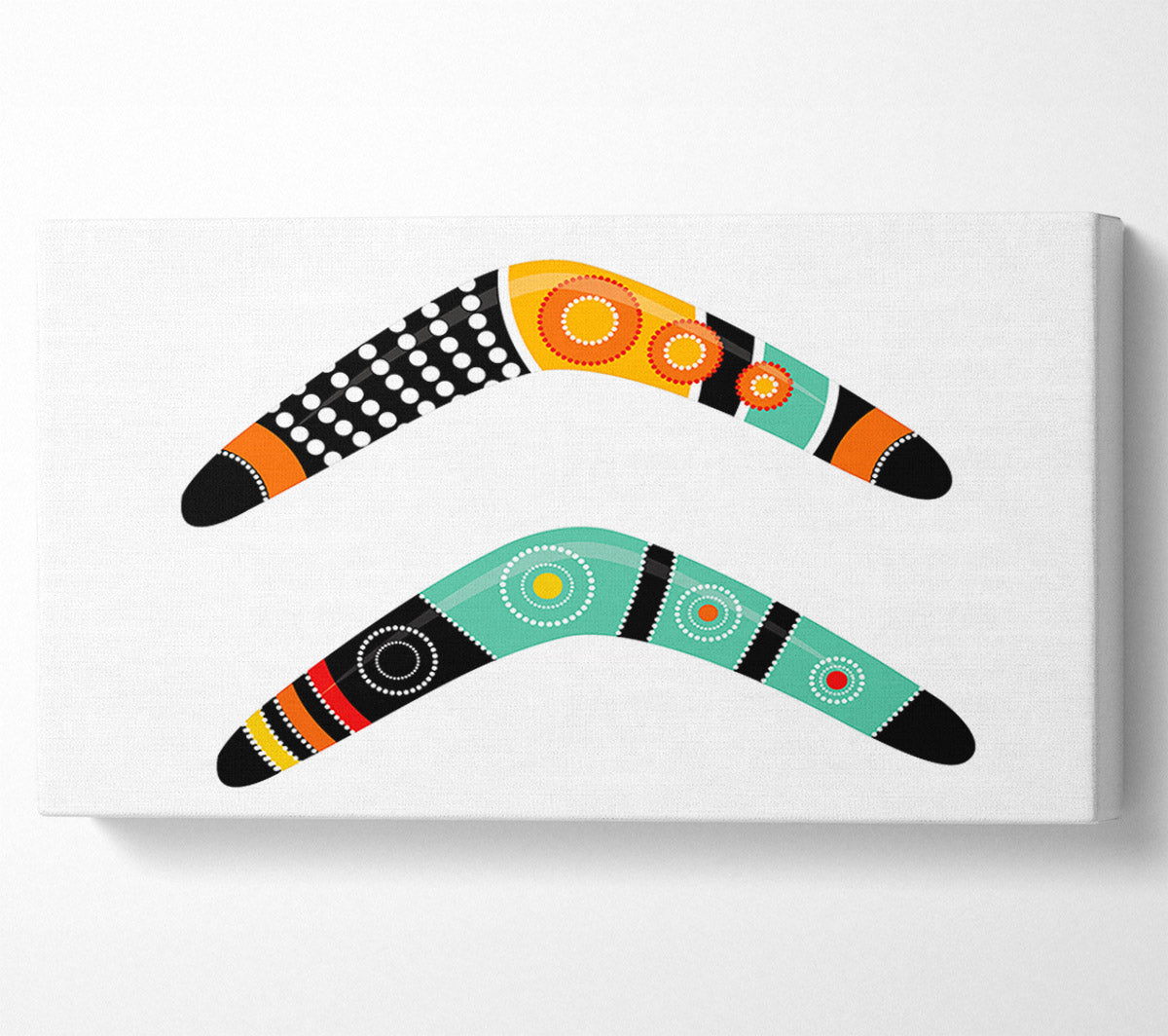 Aboriginal Boomerang Canvas Art