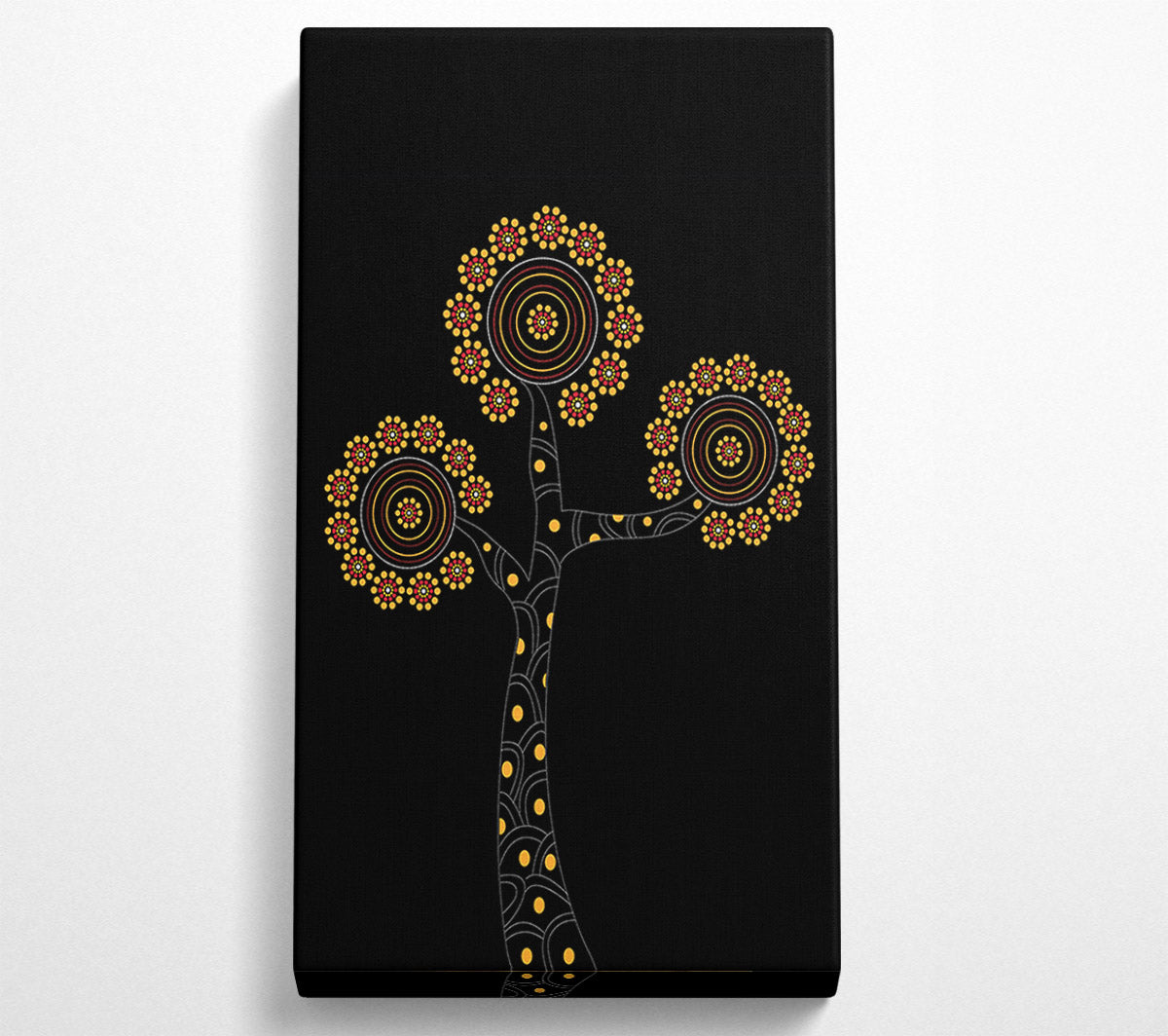 Aboriginal Flower Tree Canvas Wall Art