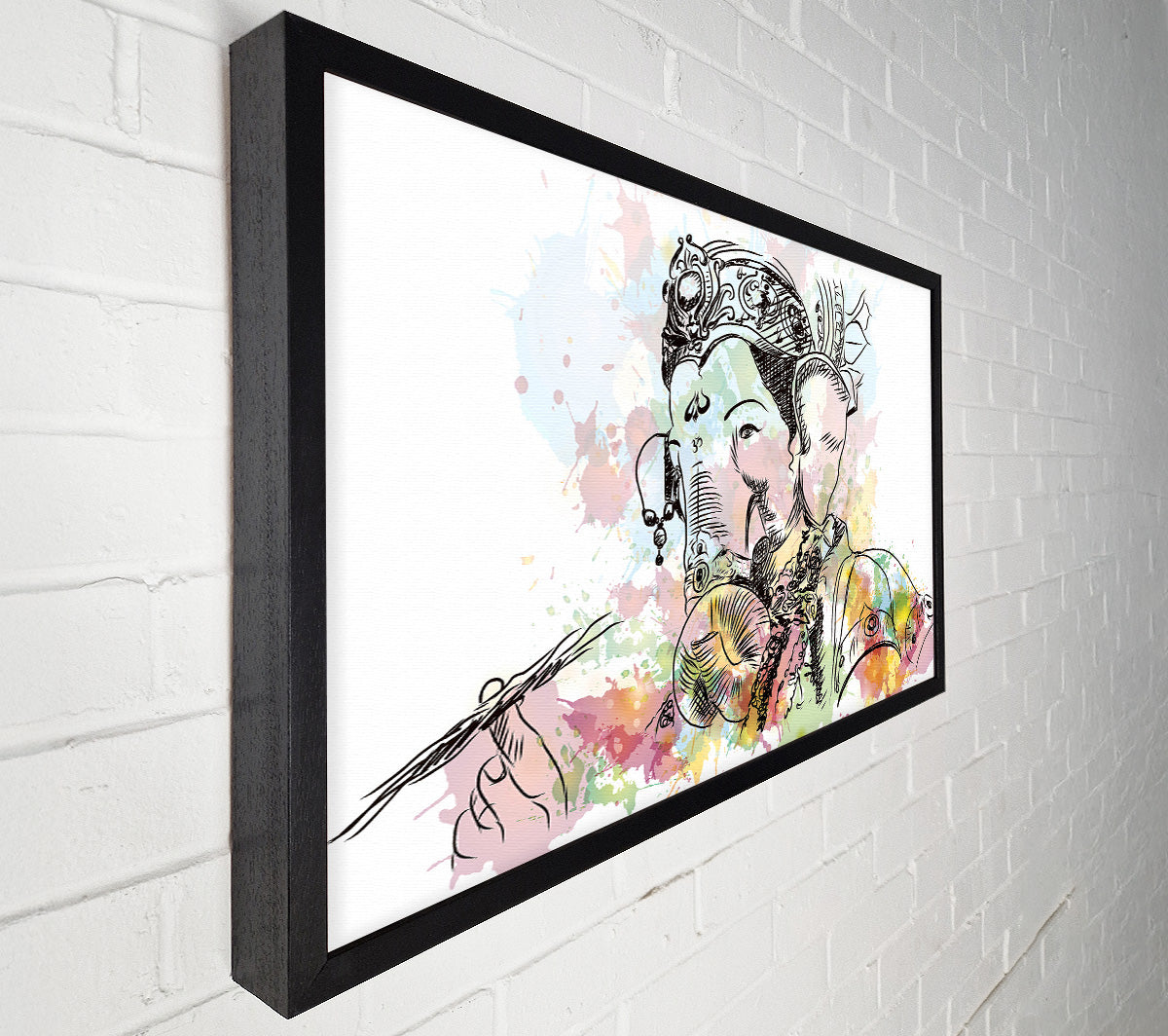 Hindu God Ganesha 7 Canvas Art