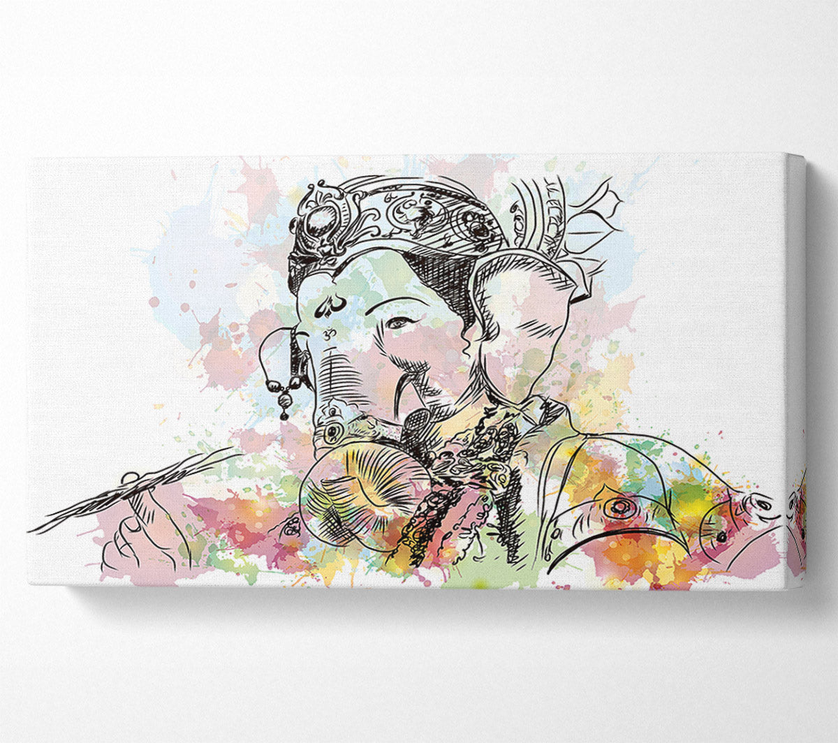 Hindu God Ganesha 7 Canvas Art