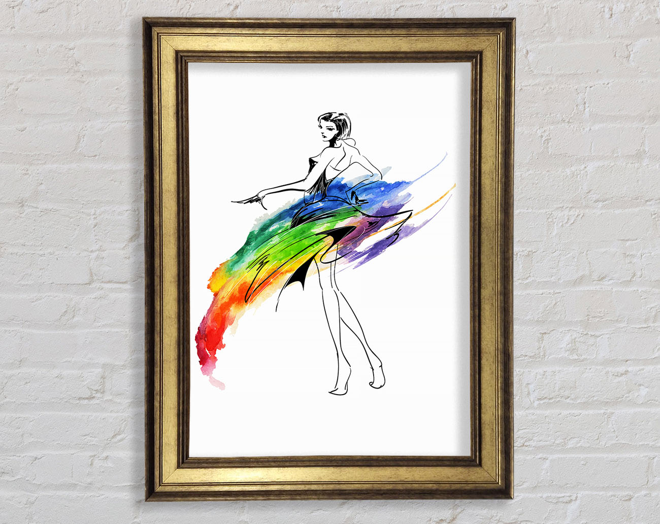 Designer Colour 1 Framed Print