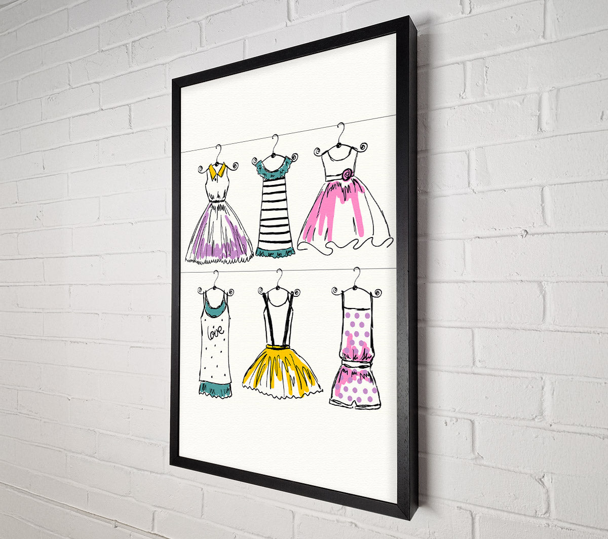 What Too Wear Canvas Wall Art