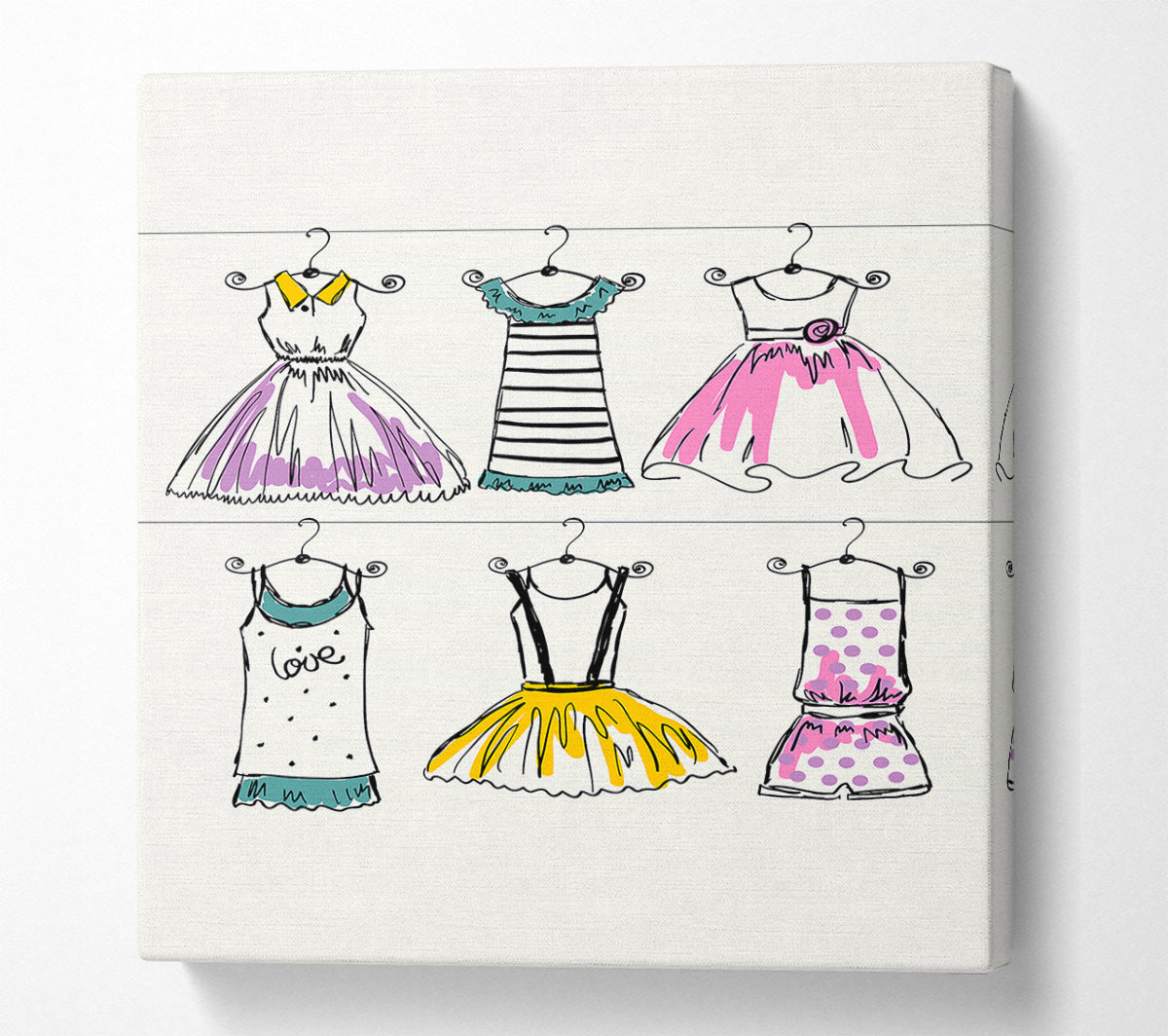 What Too Wear Canvas Wall Art