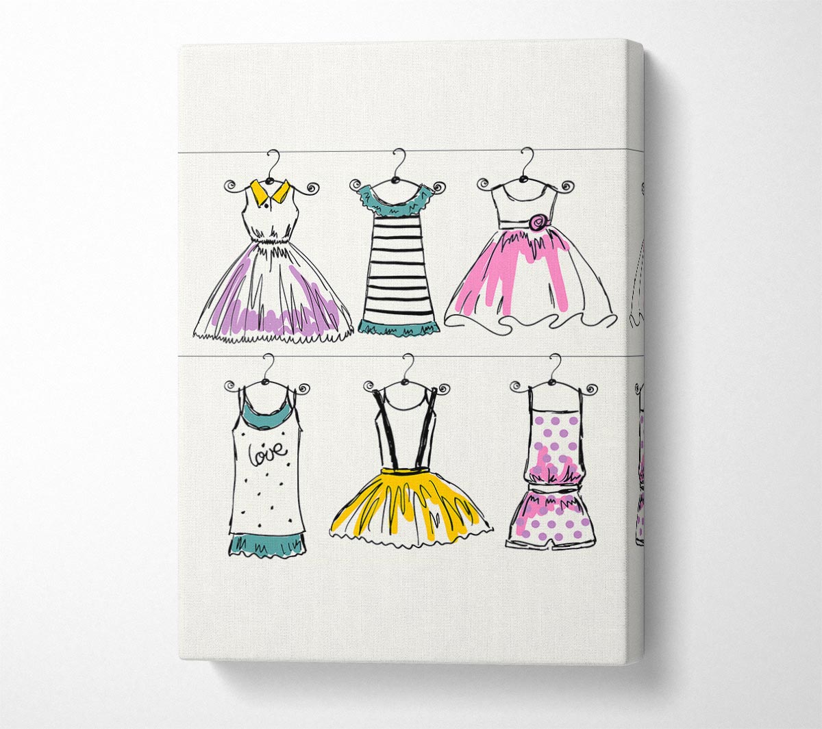 What Too Wear Canvas Wall Art