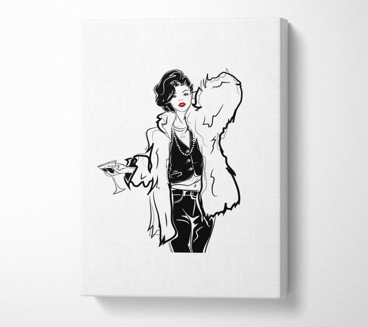 A Drink Or Two Canvas Art