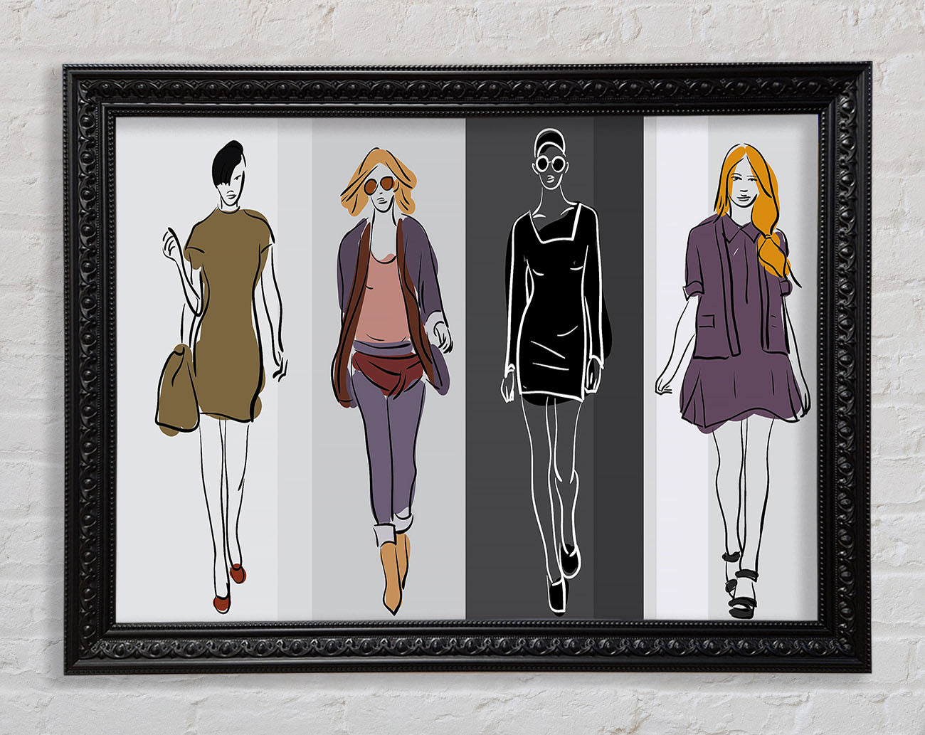 Catwalk Trends Framed Print