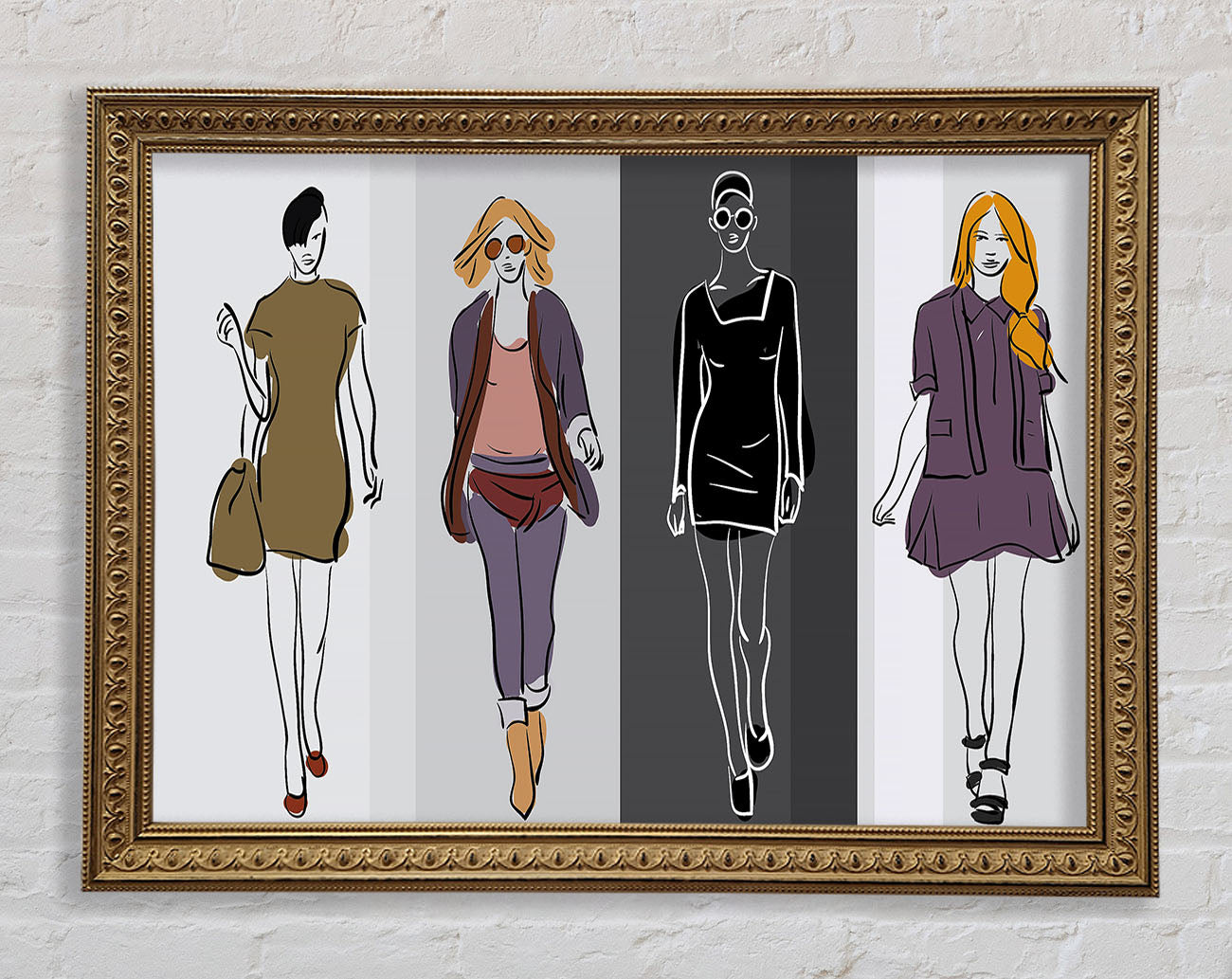 Catwalk Trends Framed Print