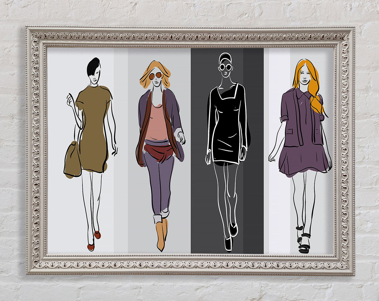 Catwalk Trends Framed Print