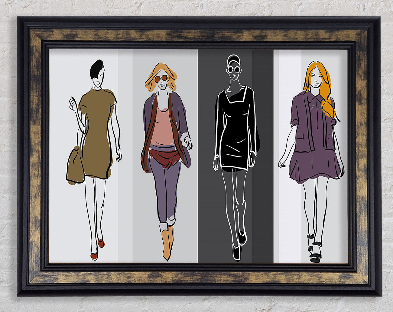 Catwalk Trends Framed Print
