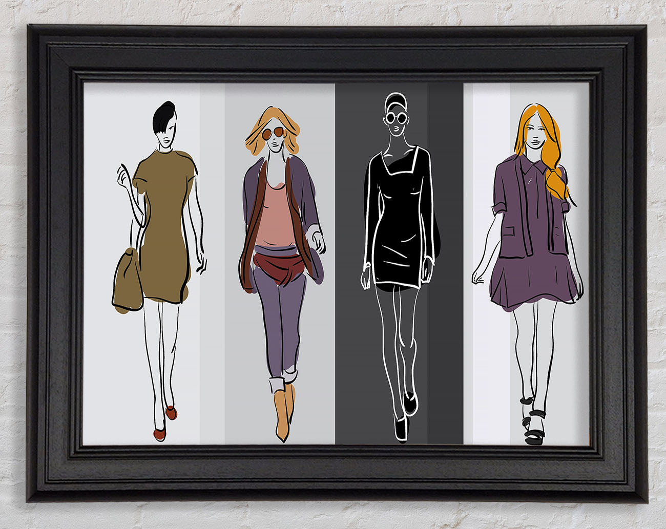 Catwalk Trends Framed Print