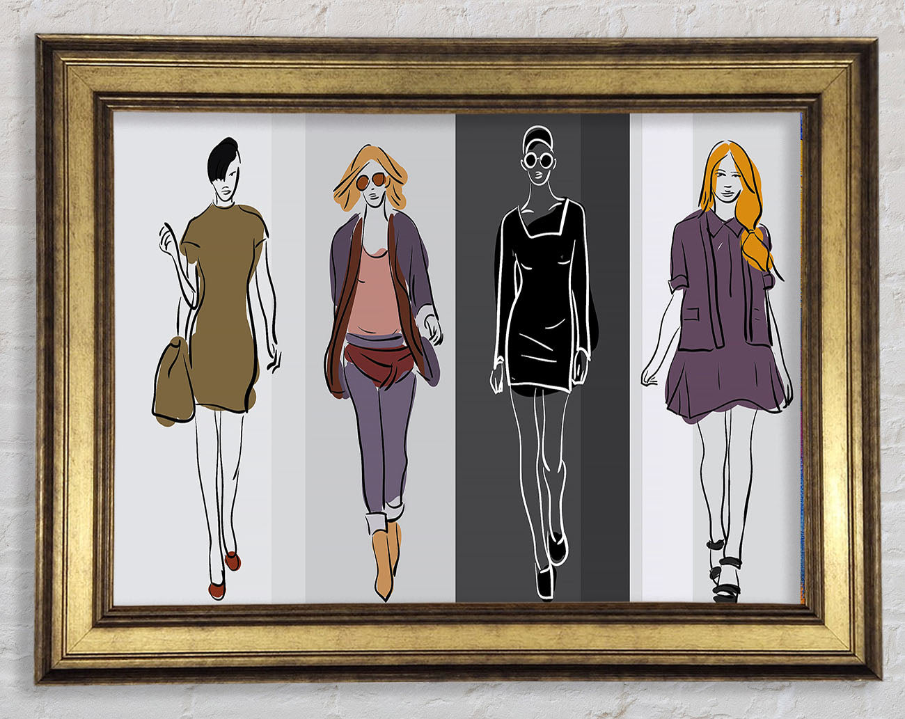 Catwalk Trends Framed Print