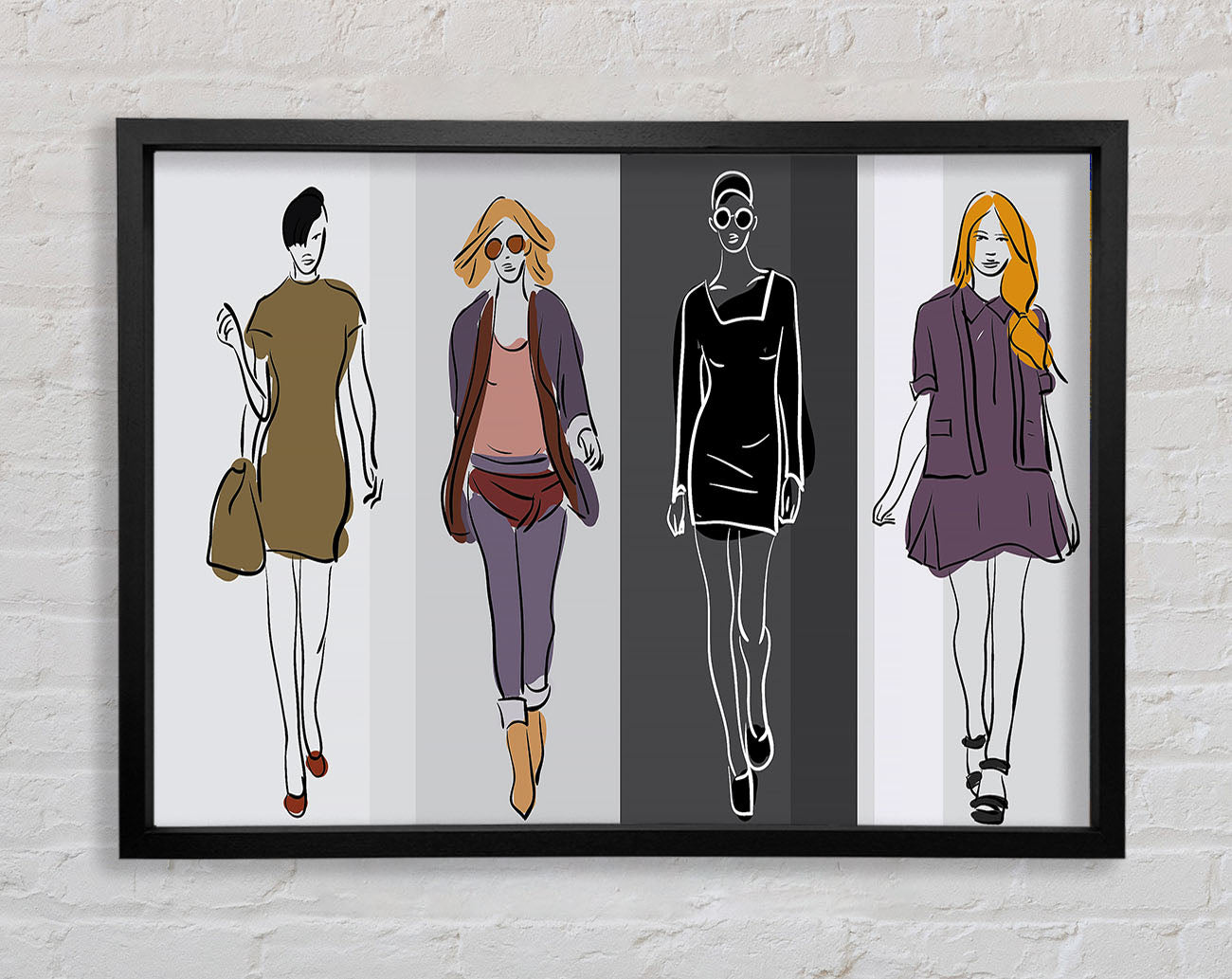 Catwalk Trends Framed Print