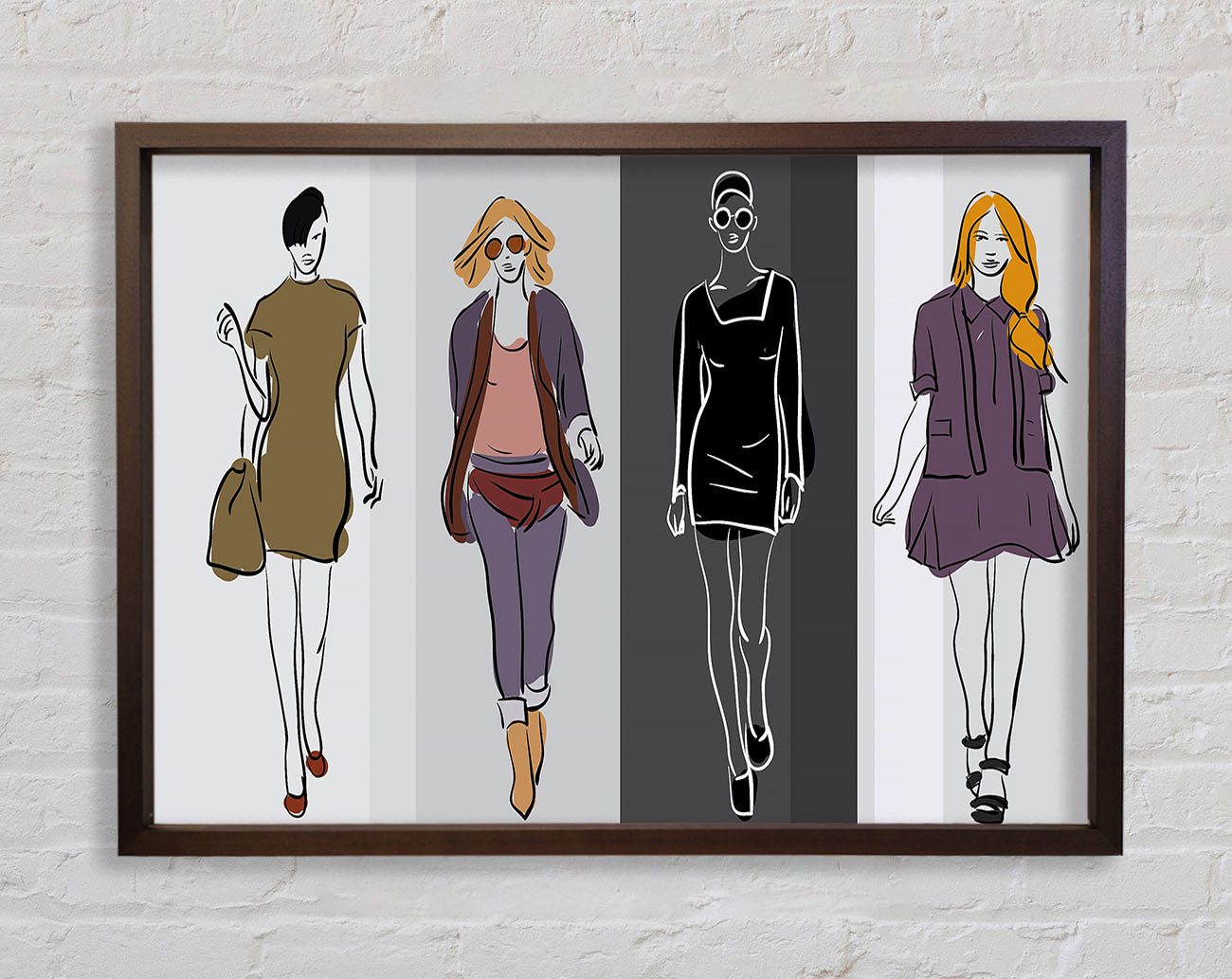 Catwalk Trends Framed Print
