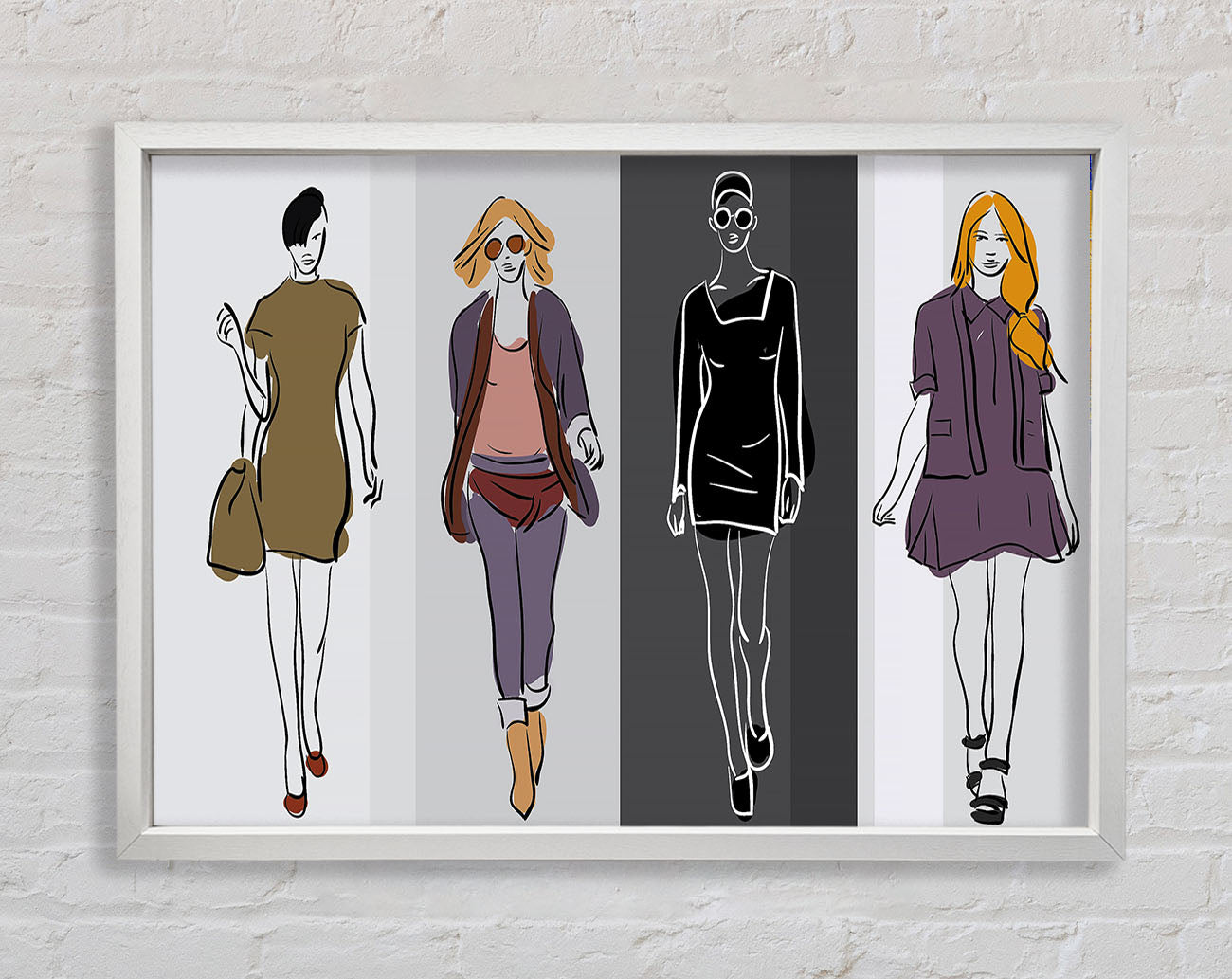Catwalk Trends Framed Print
