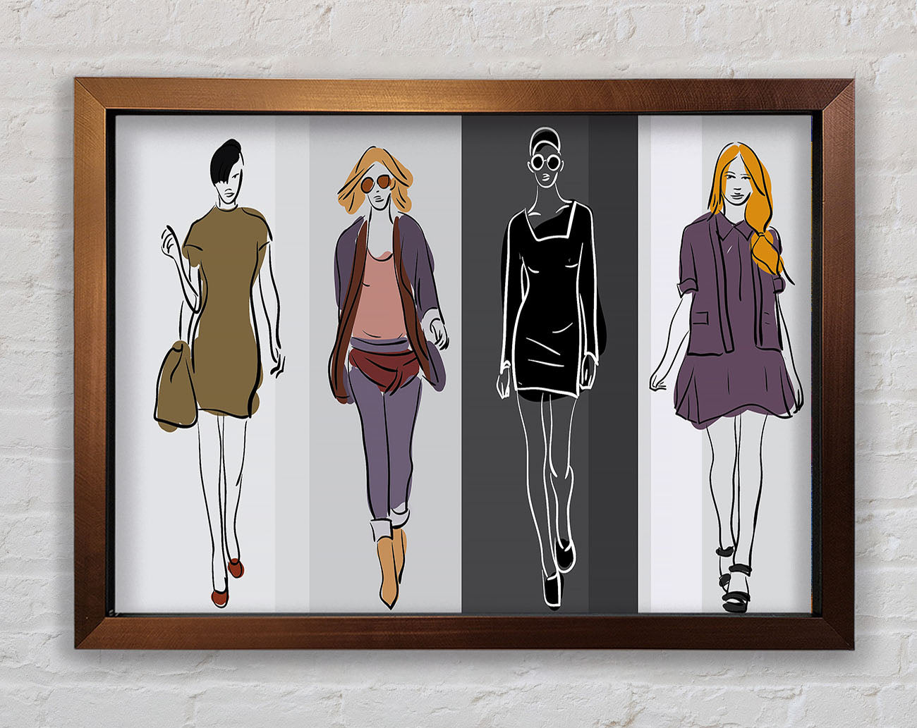 Catwalk Trends Framed Print