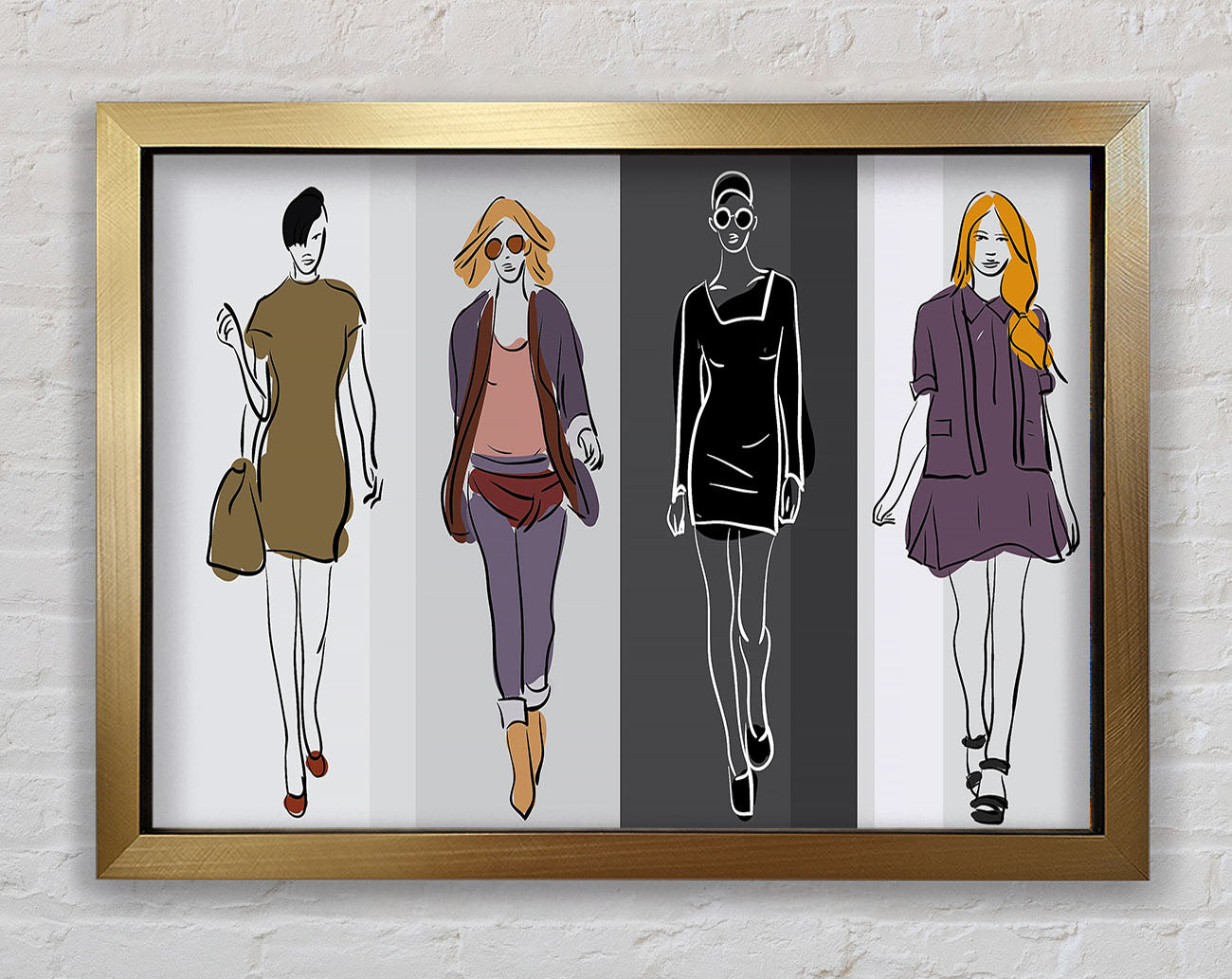 Catwalk Trends Framed Print