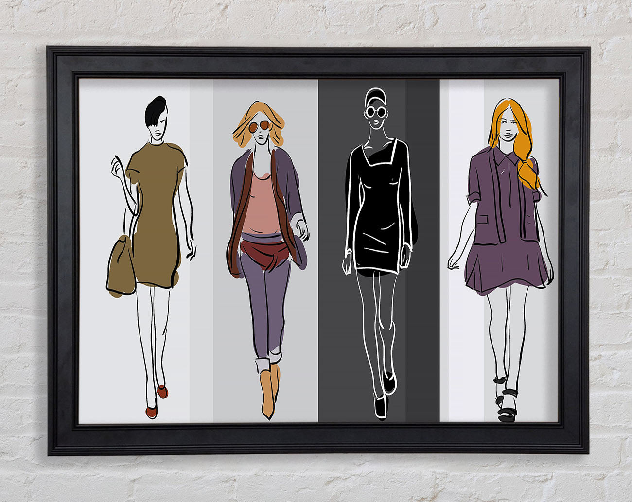 Catwalk Trends Framed Print