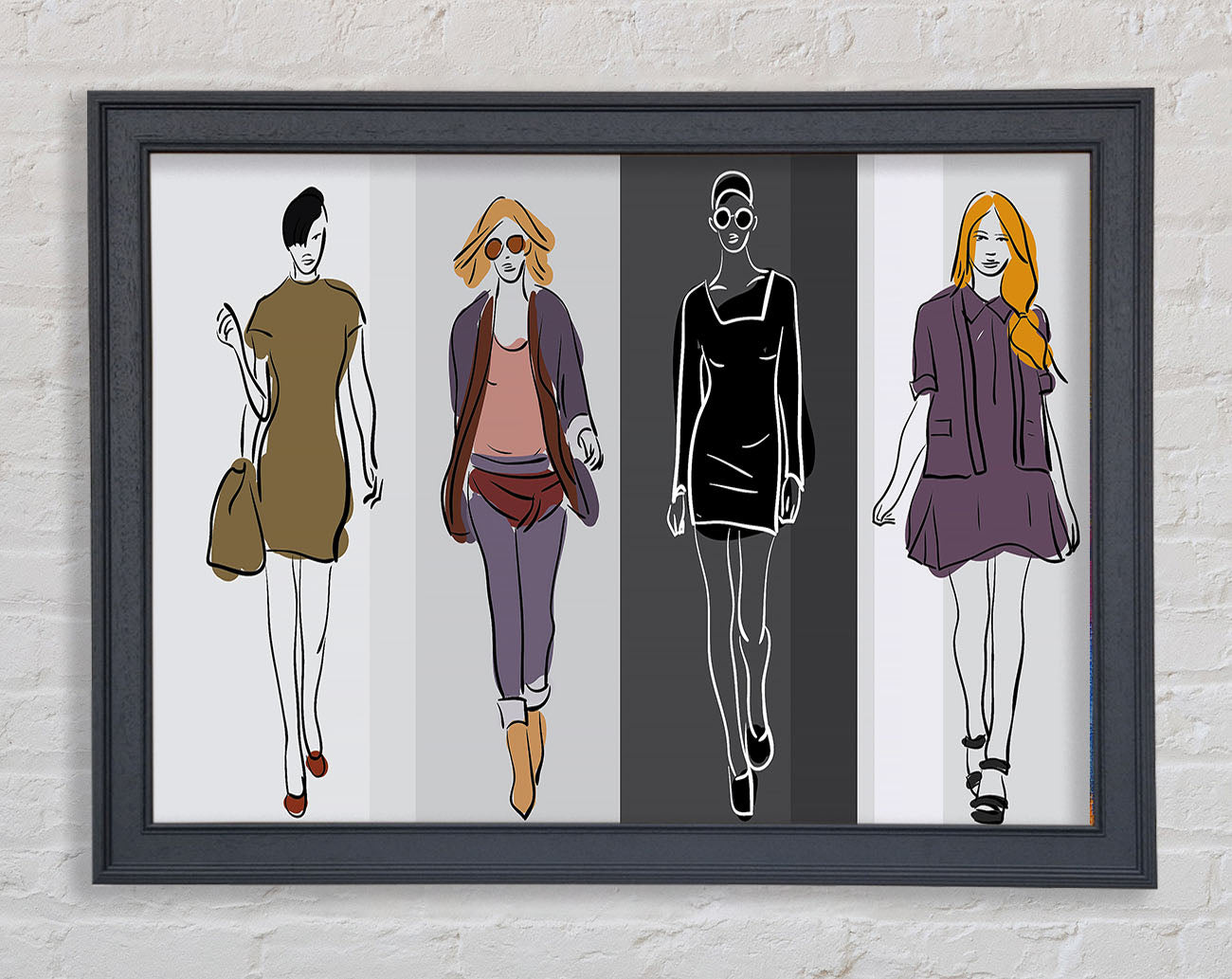 Catwalk Trends Framed Print