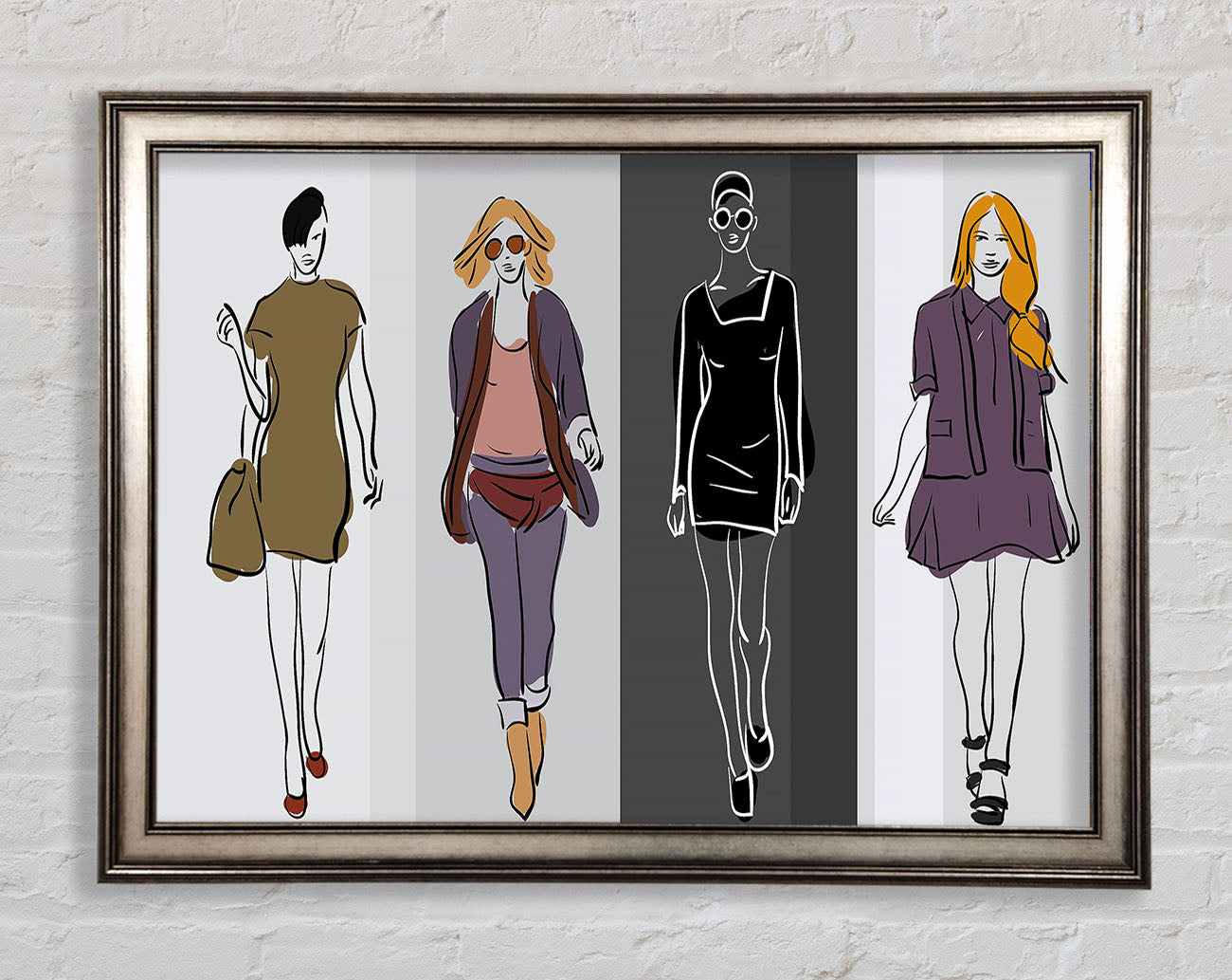 Catwalk Trends Framed Print