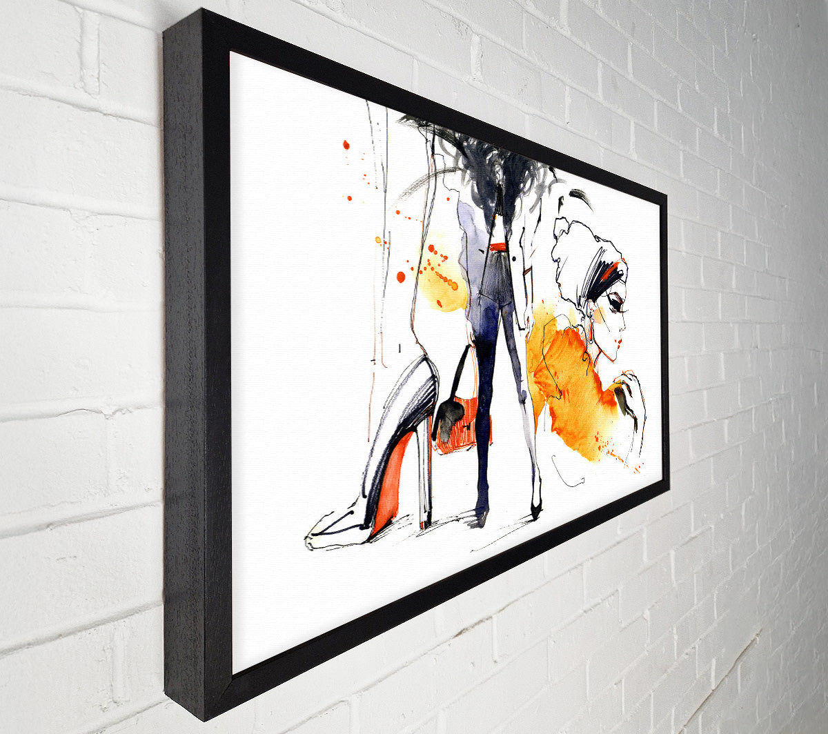Shoes Bag Done Canvas Wall Art