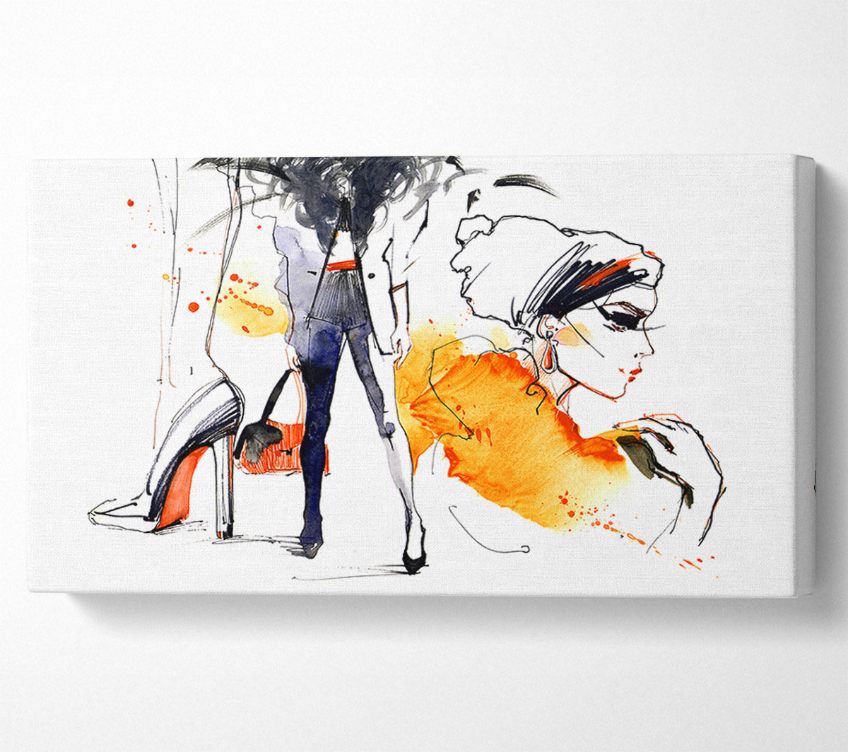Shoes Bag Done Canvas Wall Art
