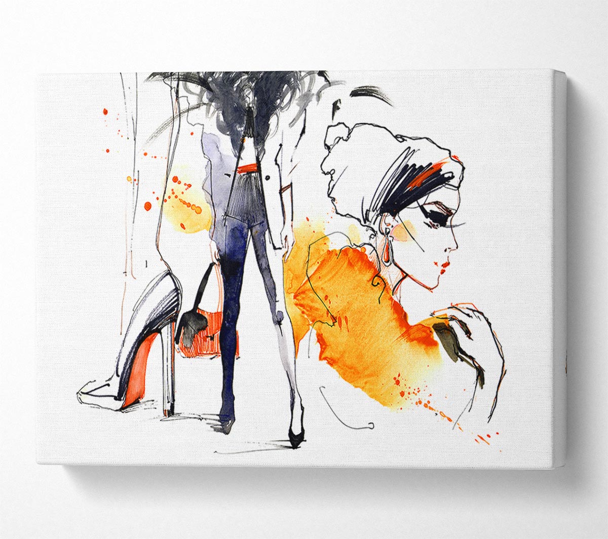Shoes Bag Done Canvas Wall Art