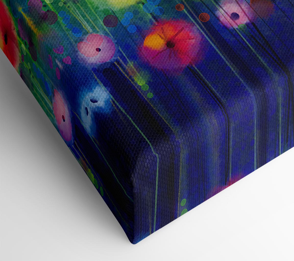 Psychedelic Flower Garden Canvas Print
