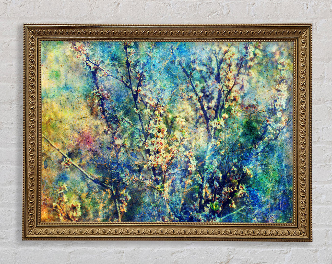 Cherry Tree Illusion Framed Print
