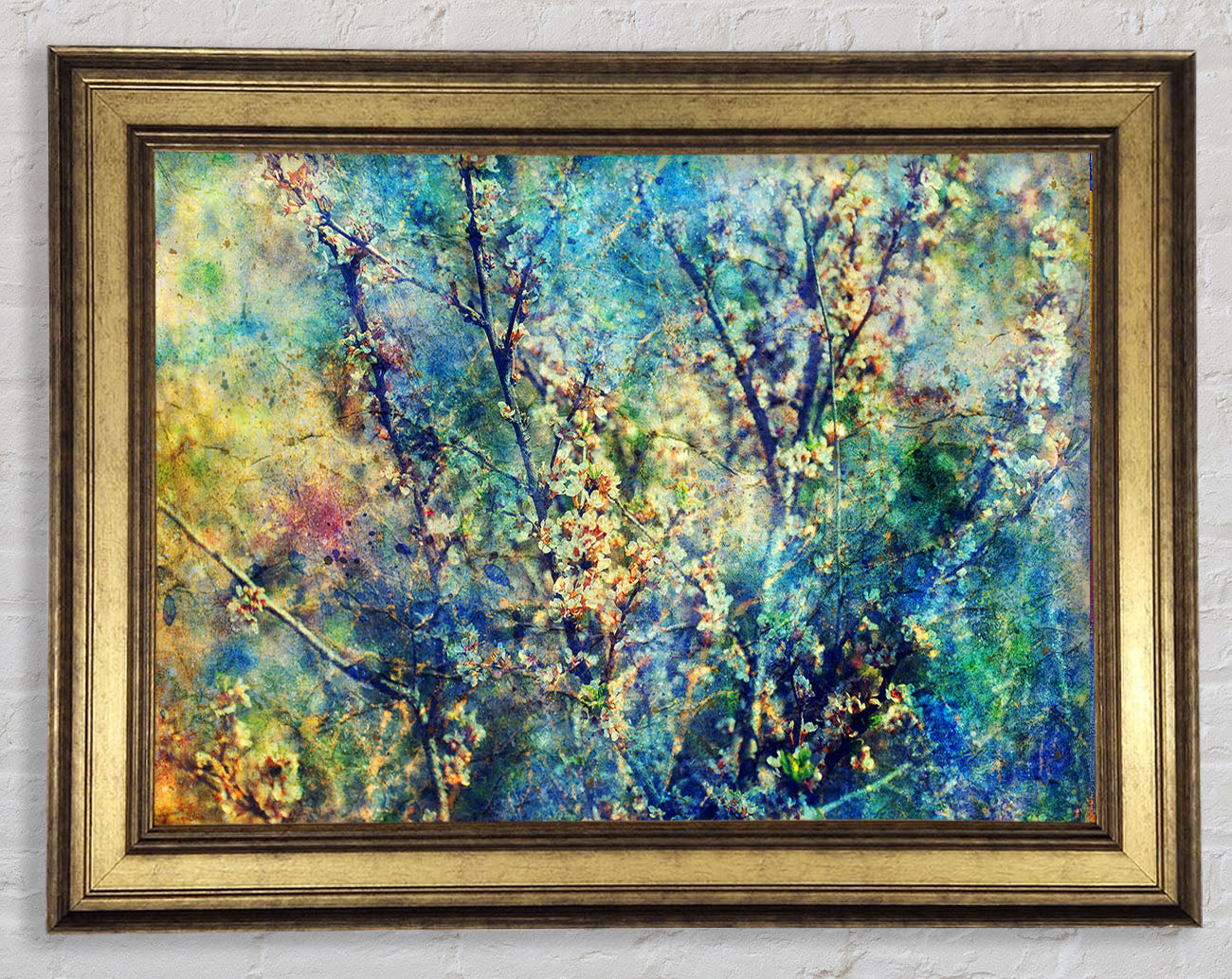 Cherry Tree Illusion Framed Print