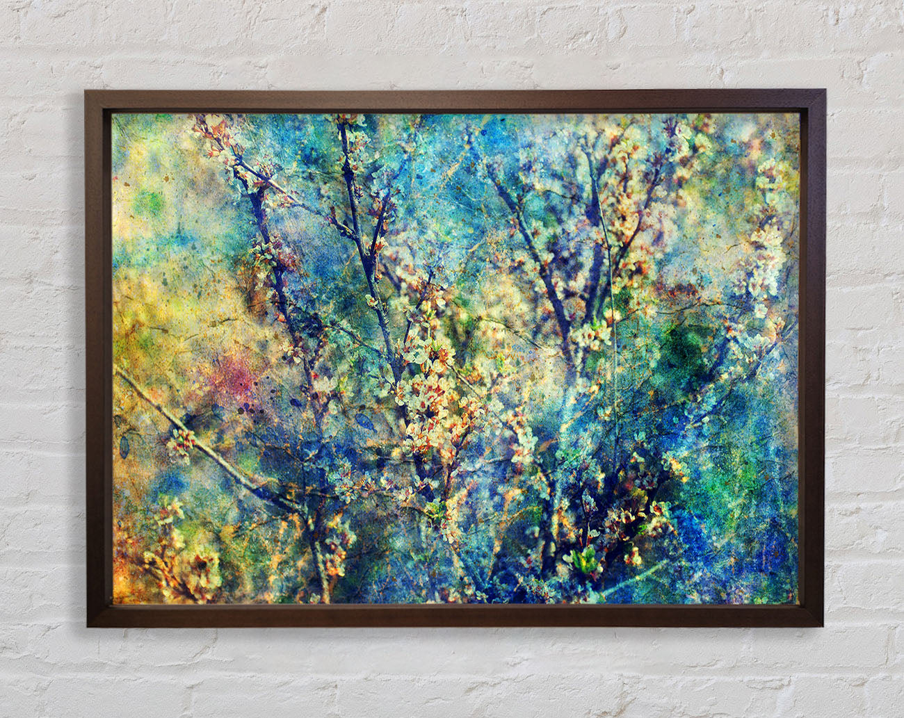 Cherry Tree Illusion Framed Print