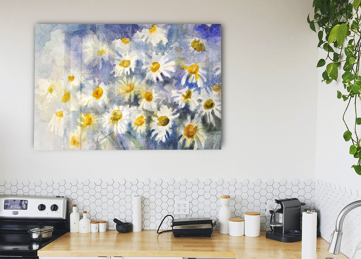 Abstract Daisy Blues