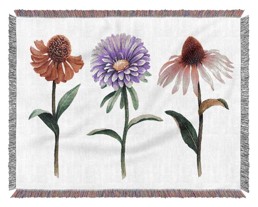 Trio Of Garden Flowers