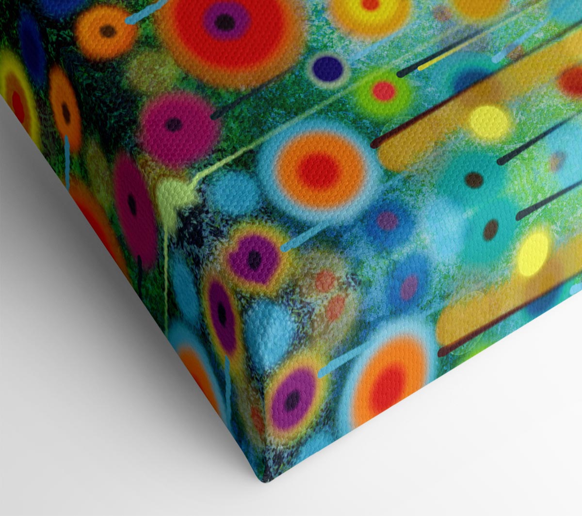 Psychedelic Flower Garden 2 Canvas Wall Art