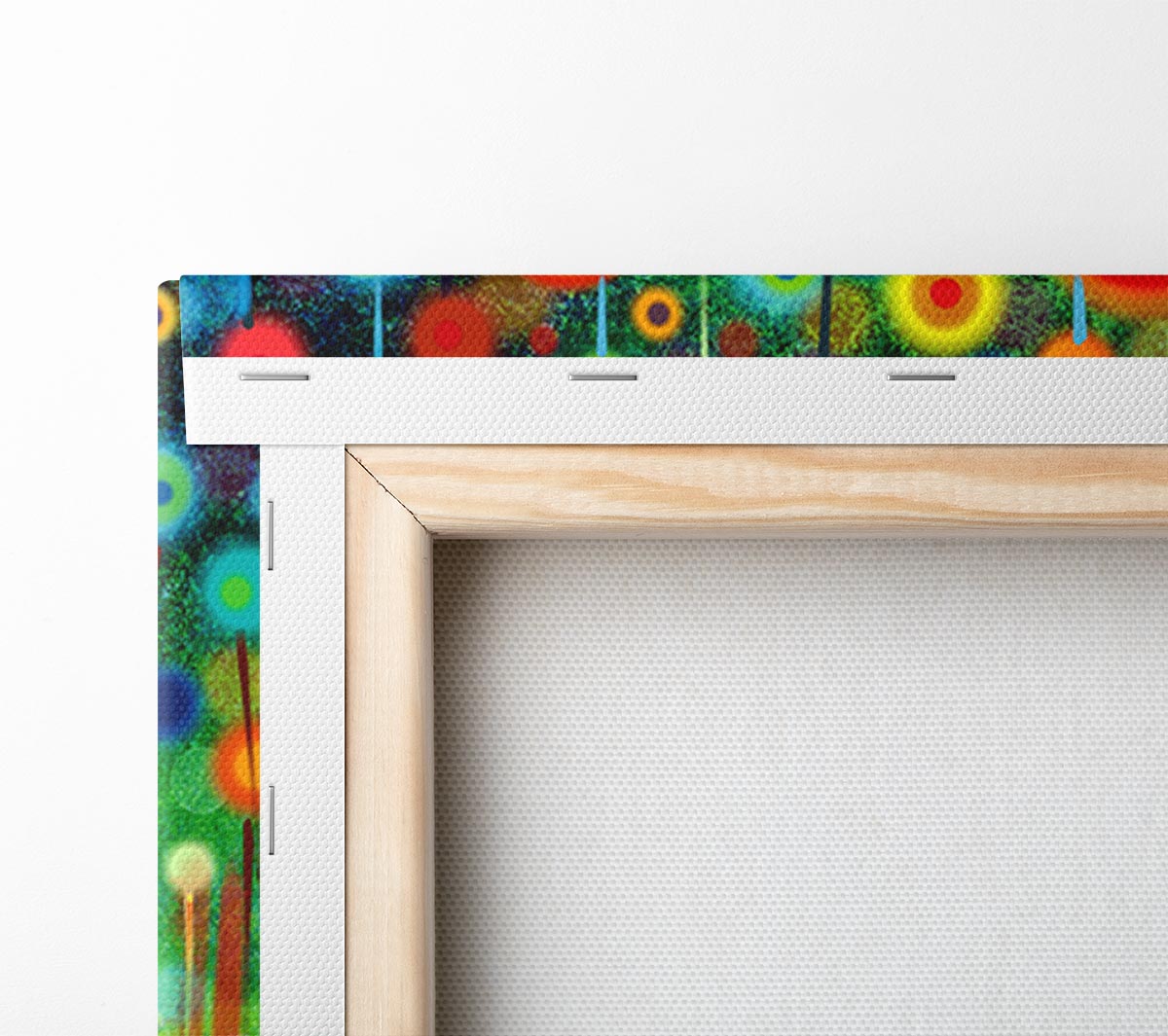 Psychedelic Flower Garden 2 Canvas Wall Art
