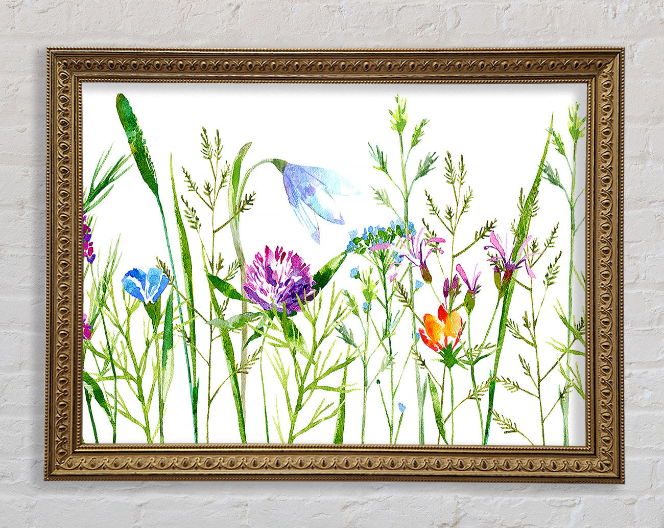 English Garden Framed Print