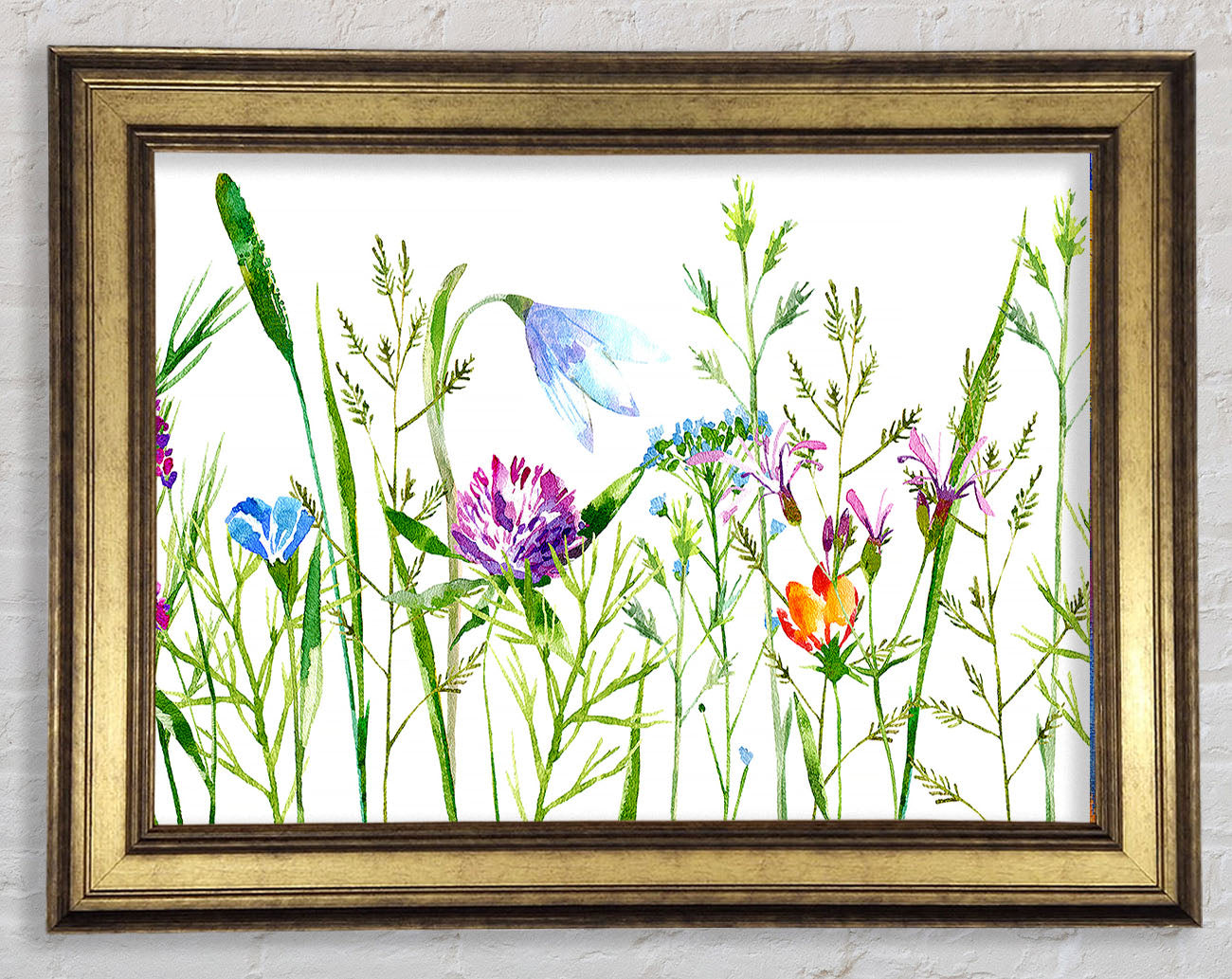 English Garden Framed Print