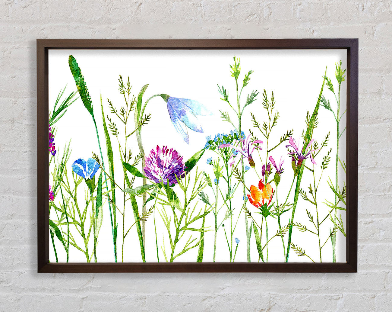 English Garden Framed Print