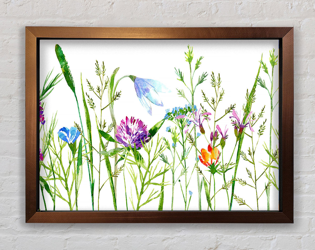 English Garden Framed Print