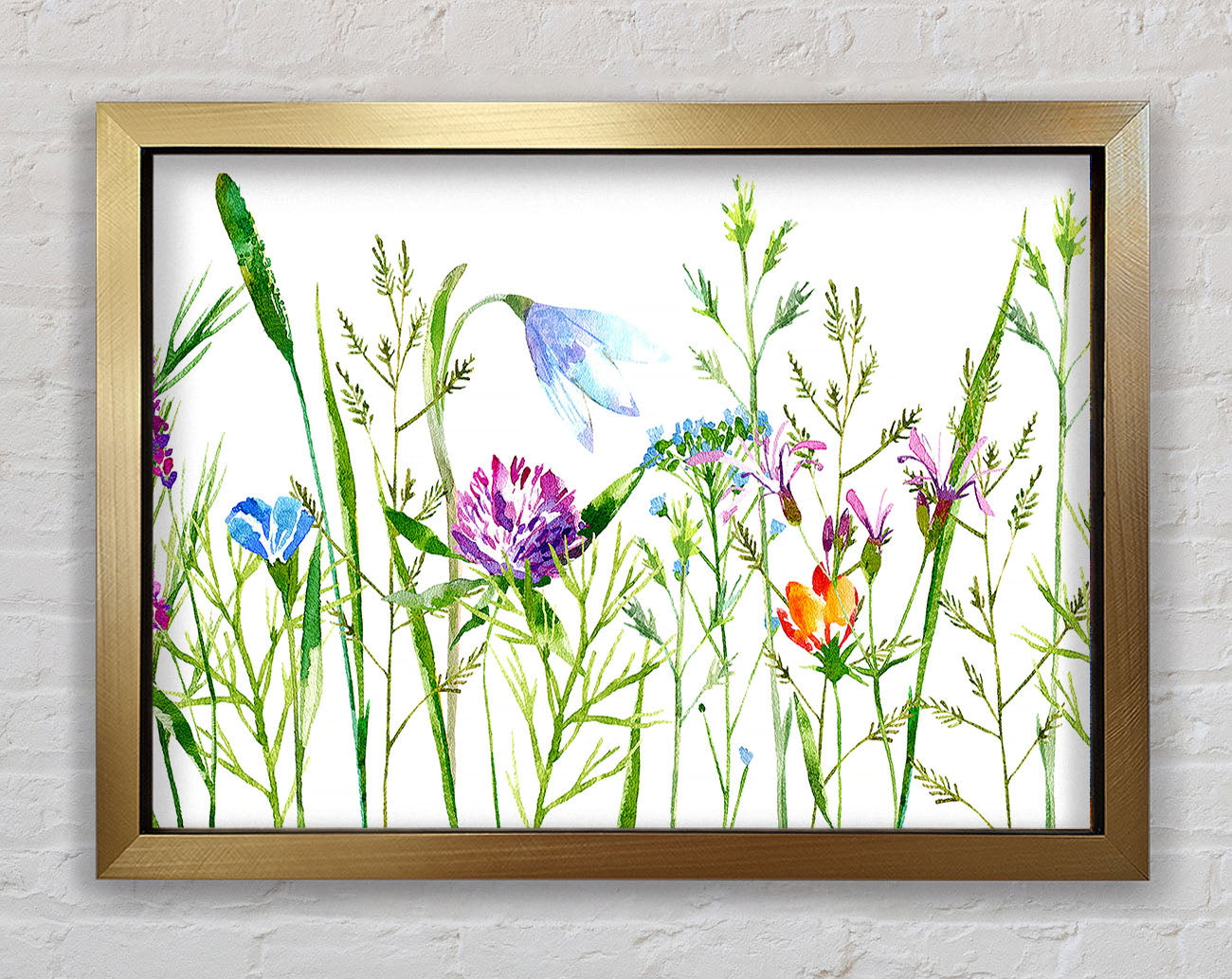 English Garden Framed Print