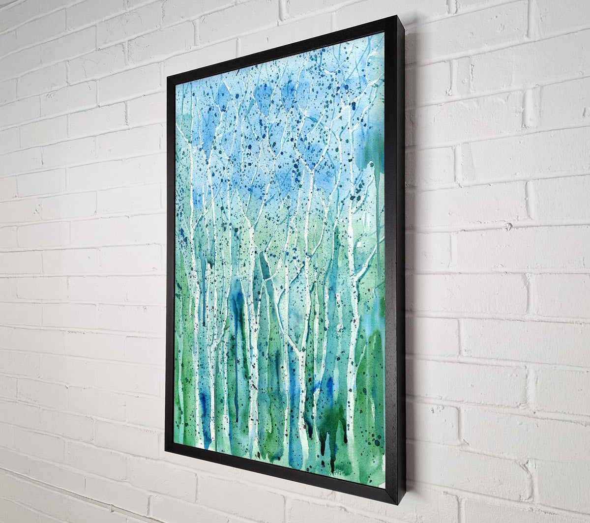 Tree Splash Canvas Wall Art