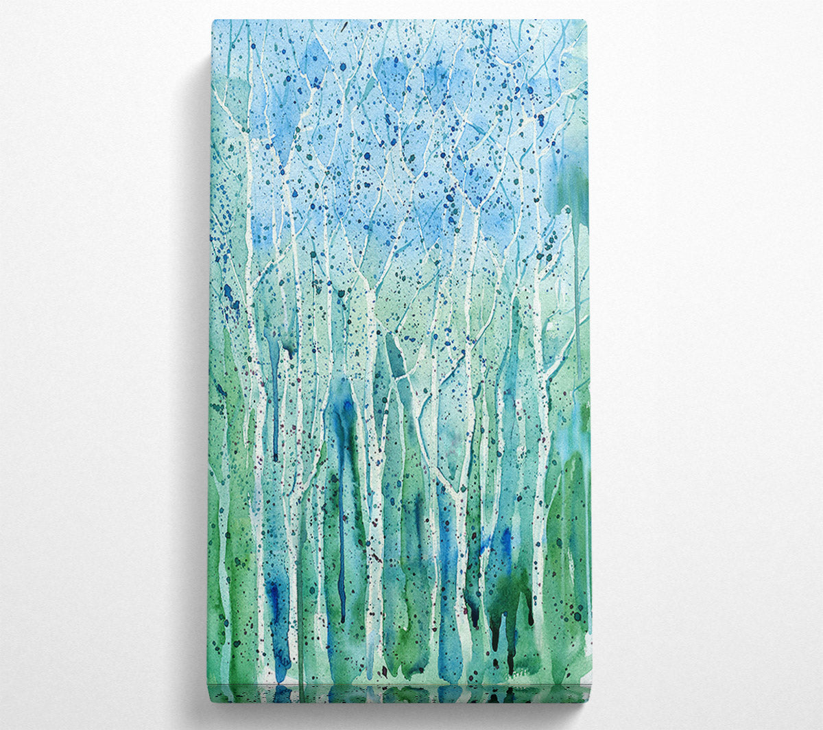 Tree Splash Canvas Wall Art