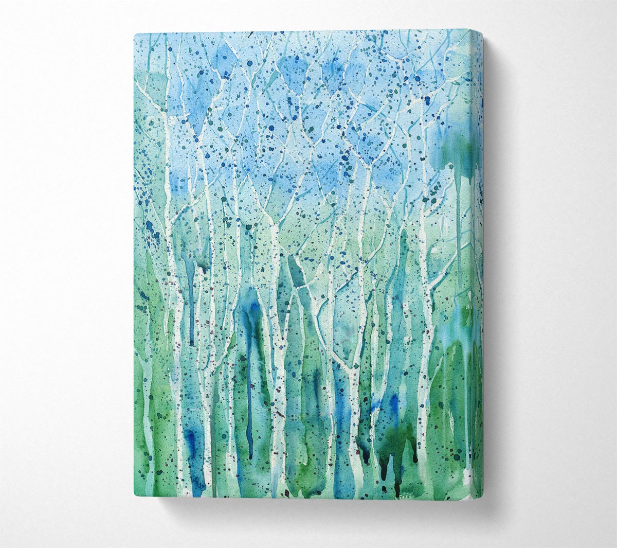 Tree Splash Canvas Wall Art