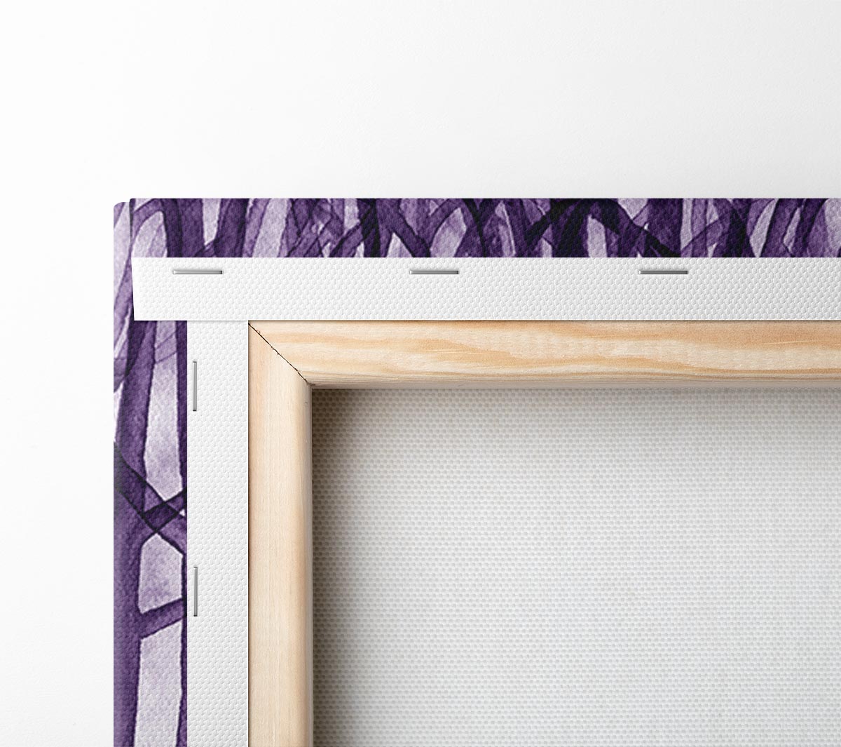 Purple Woodland Canvas Wall Art