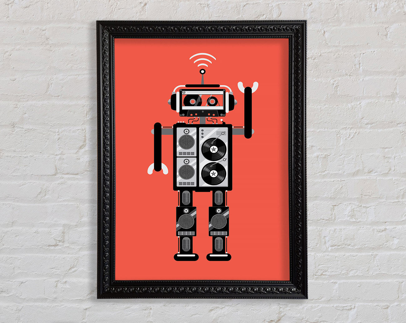 Robot Dance Framed Print