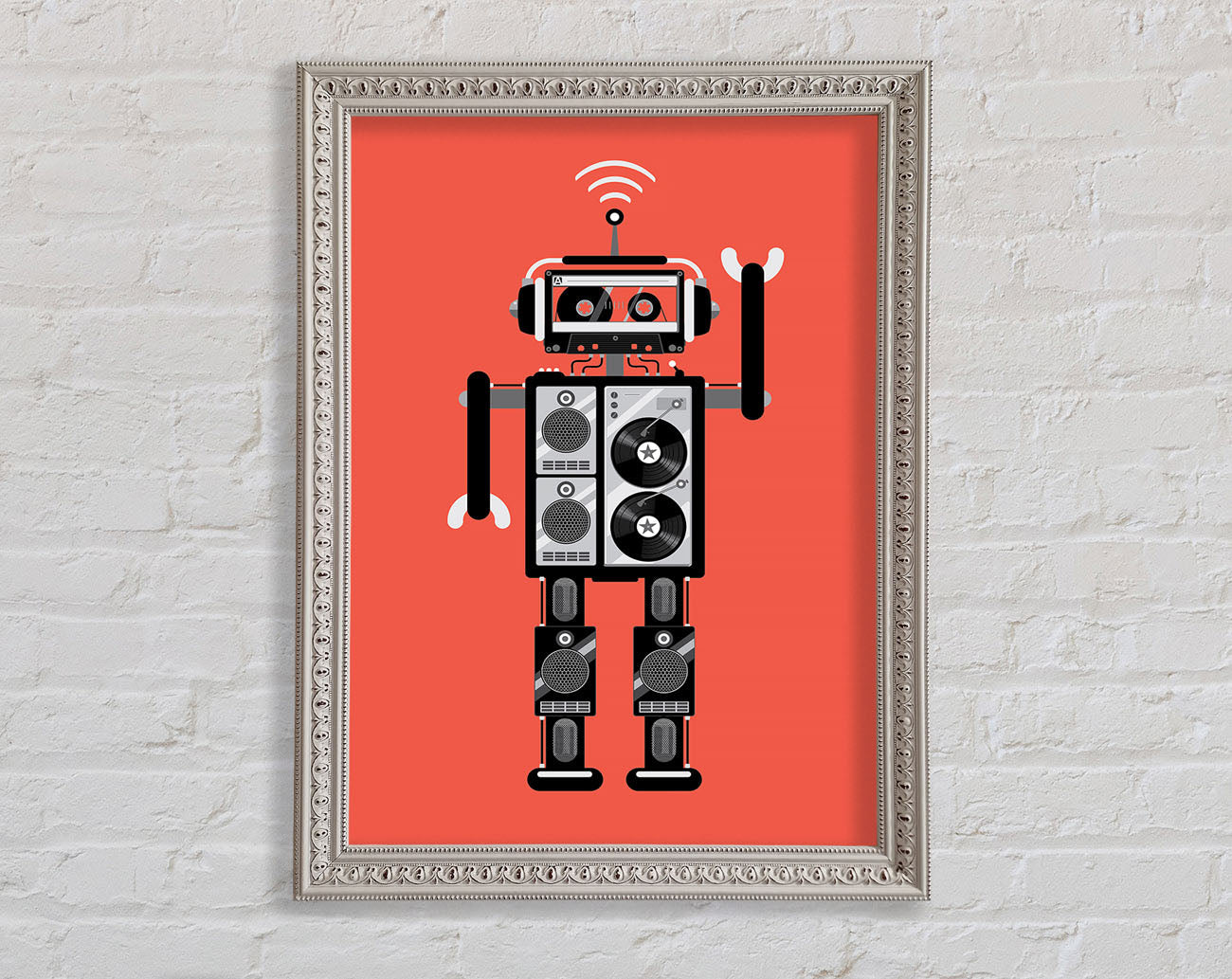 Robot Dance Framed Print