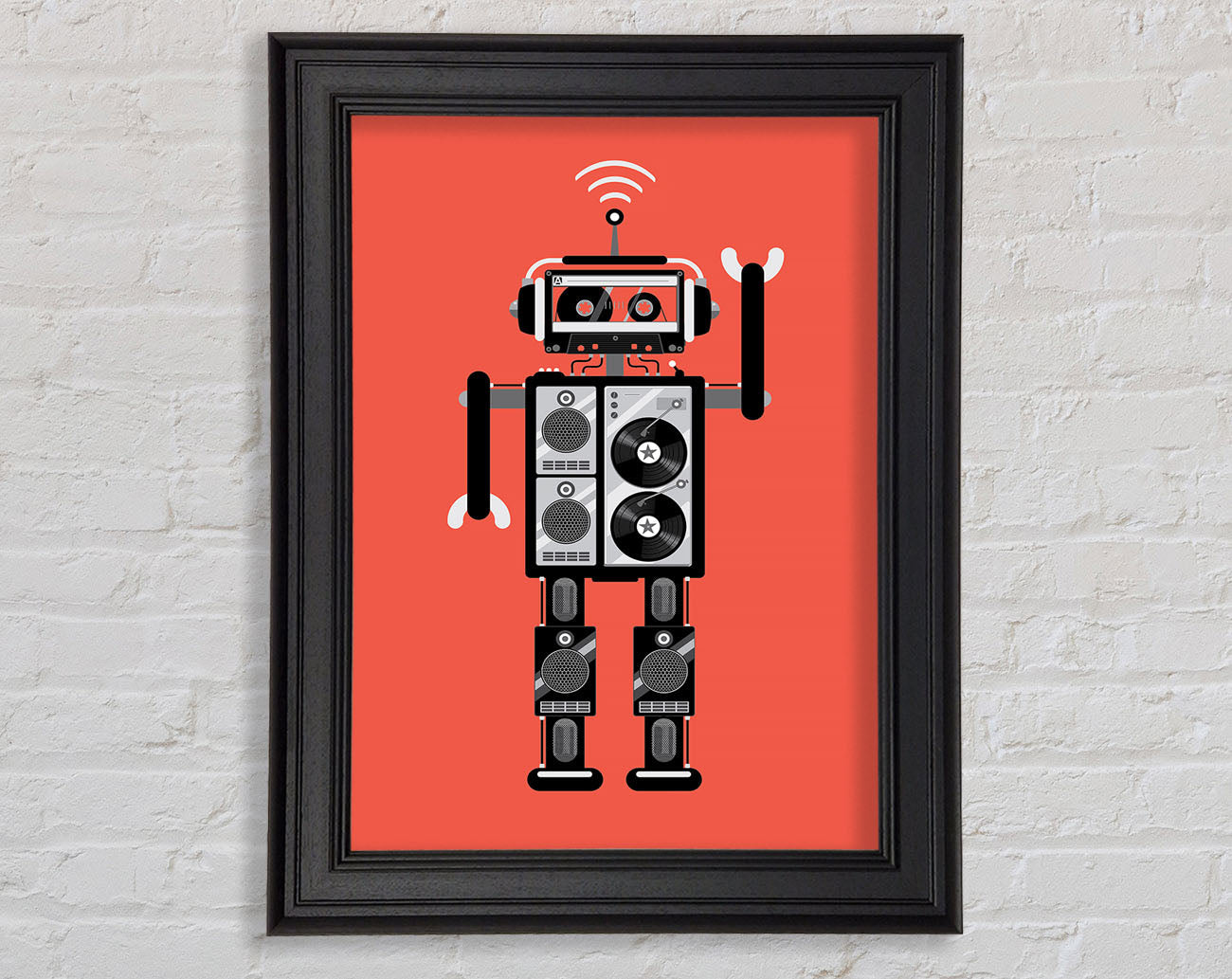 Robot Dance Framed Print