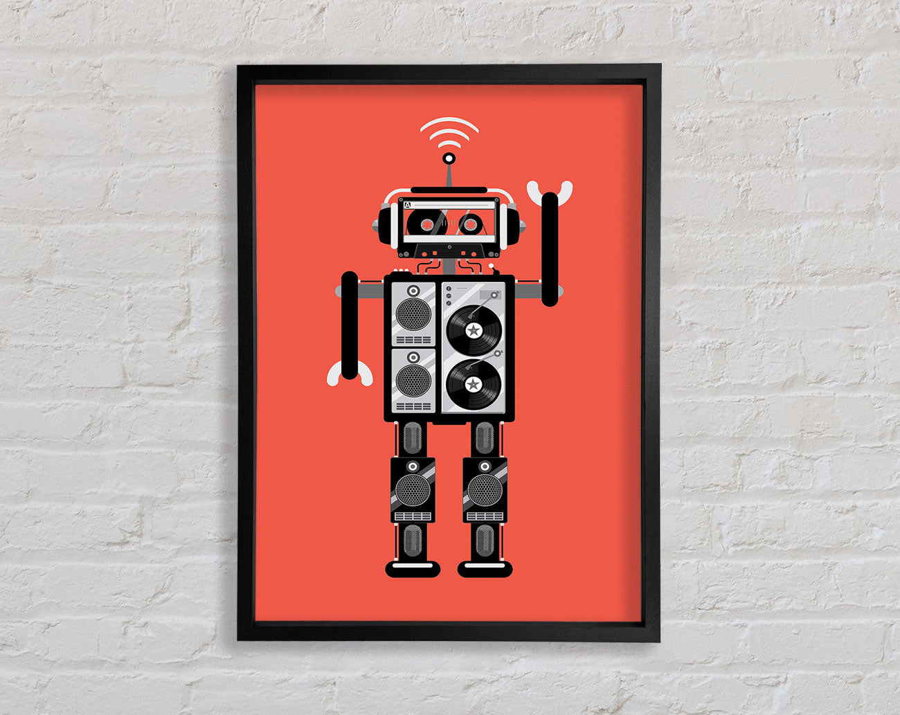 Robot Dance Framed Print