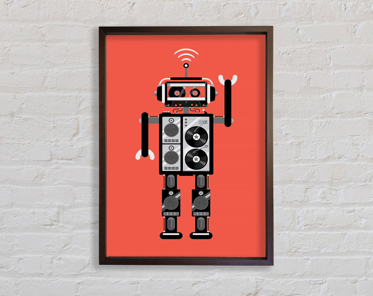 Robot Dance Framed Print