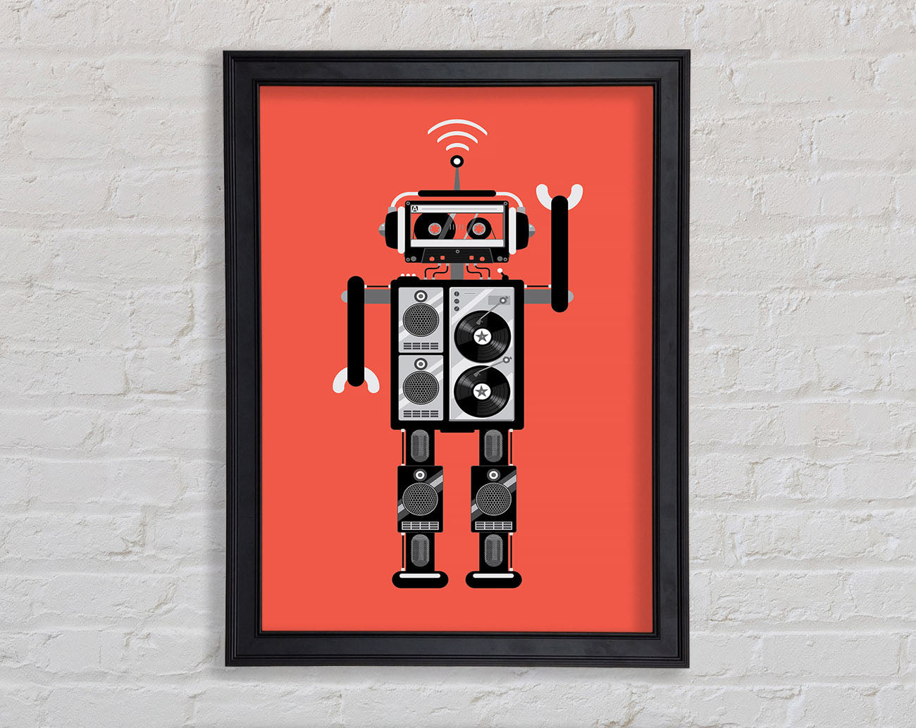 Robot Dance Framed Print